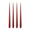 Bougie ester & erik Lot de 4 mat, aged rust, 42 cm