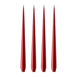 Bougie ester & erik Lot de 4 laquée, winter berry, 42 cm