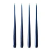 Bougie ester & erik Lot de 4 mat, royal navy, 32 cm