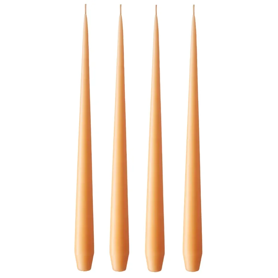 Bougie ester & erik Lot de 4 mat, dark Melon sorbet 19/2, 32 cm