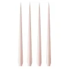 Bougie ester & erik Lot de 4 laquée, Rosewater 51-0, 32 cm