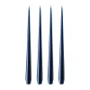 Bougie ester & erik Lot de 4 laquée, royal navy, 32 cm