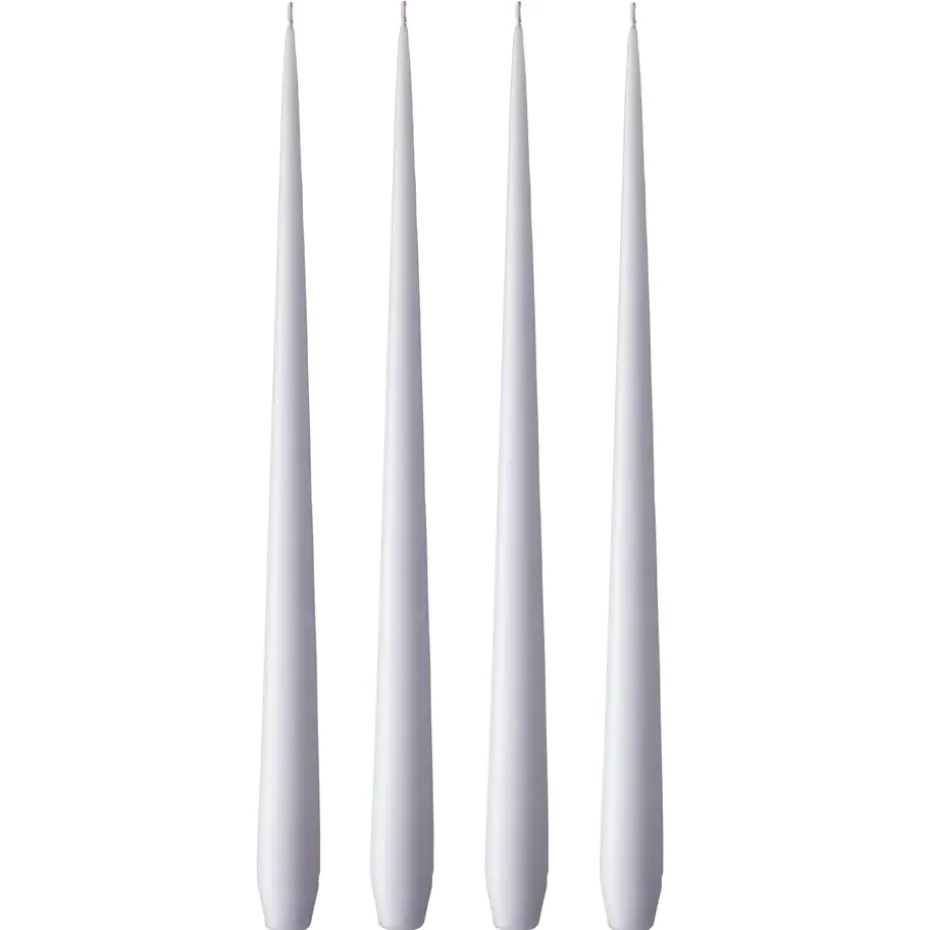 Bougie ester & erik Lot de 4 mat, Airy violet 12, 32 cm