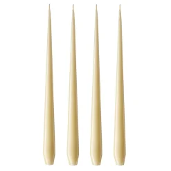 Bougie ester & erik Lot de 4 laquée, Pale ginger 14-0, 42 cm