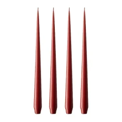 Bougie ester & erik Lot de 4 mat, aged rust, 32 cm