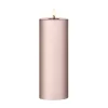 Bougie LED bloc Ester & Erik, 94 Champagne Metallic, 20cm