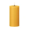 Bougie LED bloc Ester & Erik, 85 Mango, 15cm