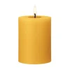 Bougie LED bloc Ester & Erik, 85 Mango, 10cm