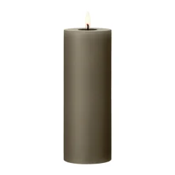 Bougie LED bloc Ester & Erik, 77 Caviar, 20cm