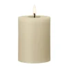 Bougie LED bloc Ester & Erik, 14 Pale ginger, 10cm