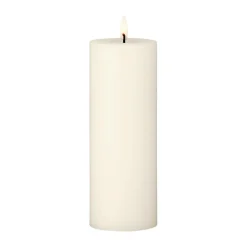 Bougie LED bloc Ester & Erik, 06 Ivory, 20cm