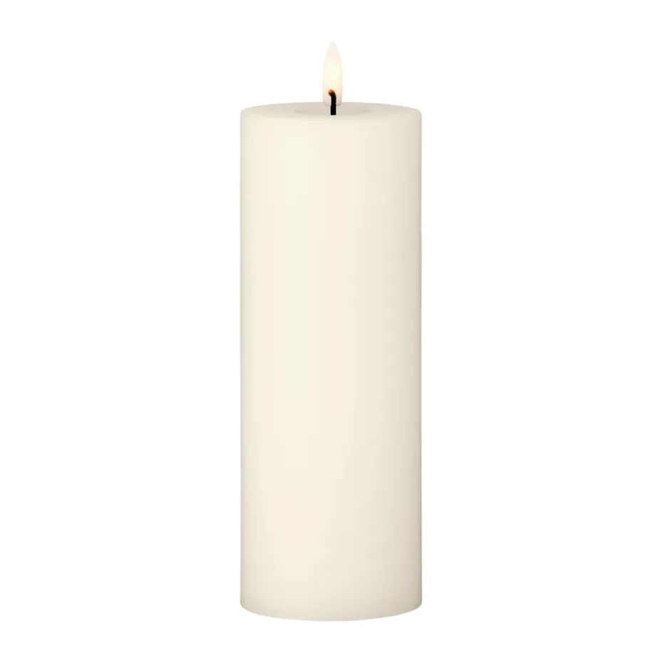 Bougie LED bloc Ester & Erik, 06 Ivory, 20cm