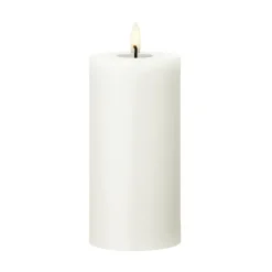 Bougie LED bloc Ester & Erik, 10 Silky, 15cm