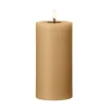 Bougie LED bloc Ester & Erik, 27 Almond butter, 15cm