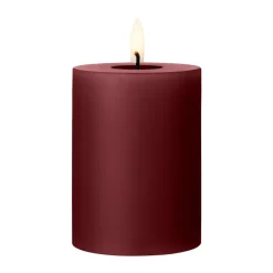 Bougie LED bloc Ester & Erik, 44/2 Deep Wine, 10cm