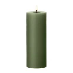 Bougie LED bloc Ester & Erik, 70 Green Soil, 20cm