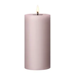 Bougie LED bloc Ester & Erik, 52 Soft Rose, 15cm