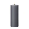 Bougie LED bloc Ester & Erik, 74 Dark Slate, 20cm