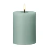 Bougie LED bloc Ester & Erik, 67 Jade stone, 10cm