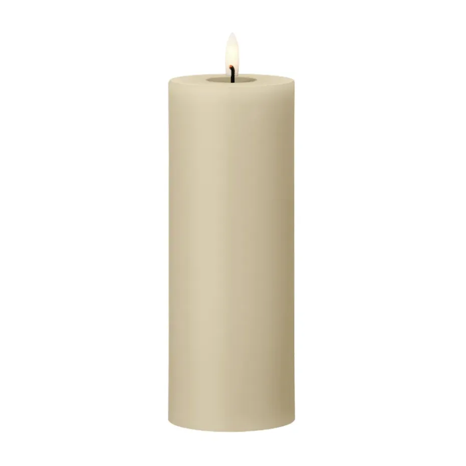 Bougie LED bloc Ester & Erik, 14 Pale ginger, 20cm