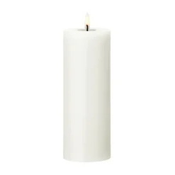Bougie LED bloc Ester & Erik, 10 Silky, 20cm