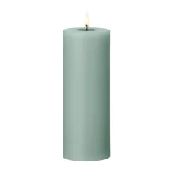 Bougie LED bloc Ester & Erik, 67 Jade stone, 20cm
