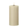 Bougie LED bloc Ester & Erik, 14 Pale ginger, 15cm