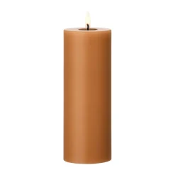 Bougie LED bloc Ester & Erik, 23 Raw Toffee, 20cm