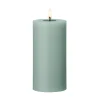 Bougie LED bloc Ester & Erik, 67 Jade stone, 15cm