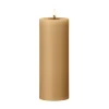 Bougie LED bloc Ester & Erik, 27 Almond butter, 20cm
