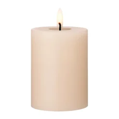Bougie LED bloc Ester & Erik, 11 Ice Latte, 10cm