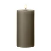 Bougie LED bloc Ester & Erik, 77 Caviar, 15cm