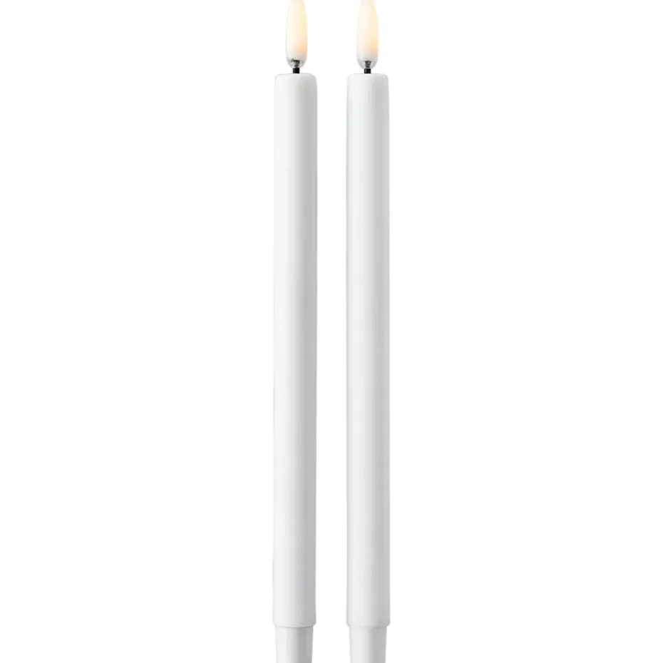 Bougie LED STOFF by Uyuni Lighting Lot de 2, Blanc