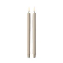 Bougie LED STOFF by Uyuni Lighting Lot de 2, Sable