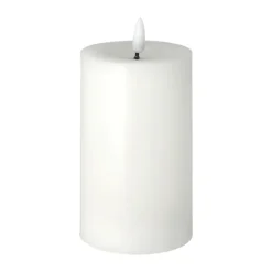 Bougie Melt bloc LED Bright 15 cm, Blanc