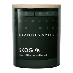 Bougie parfumée avec couvercle Skog, 65 g