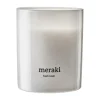 Bougie parfumée Meraki, 35 heures, Linge frais