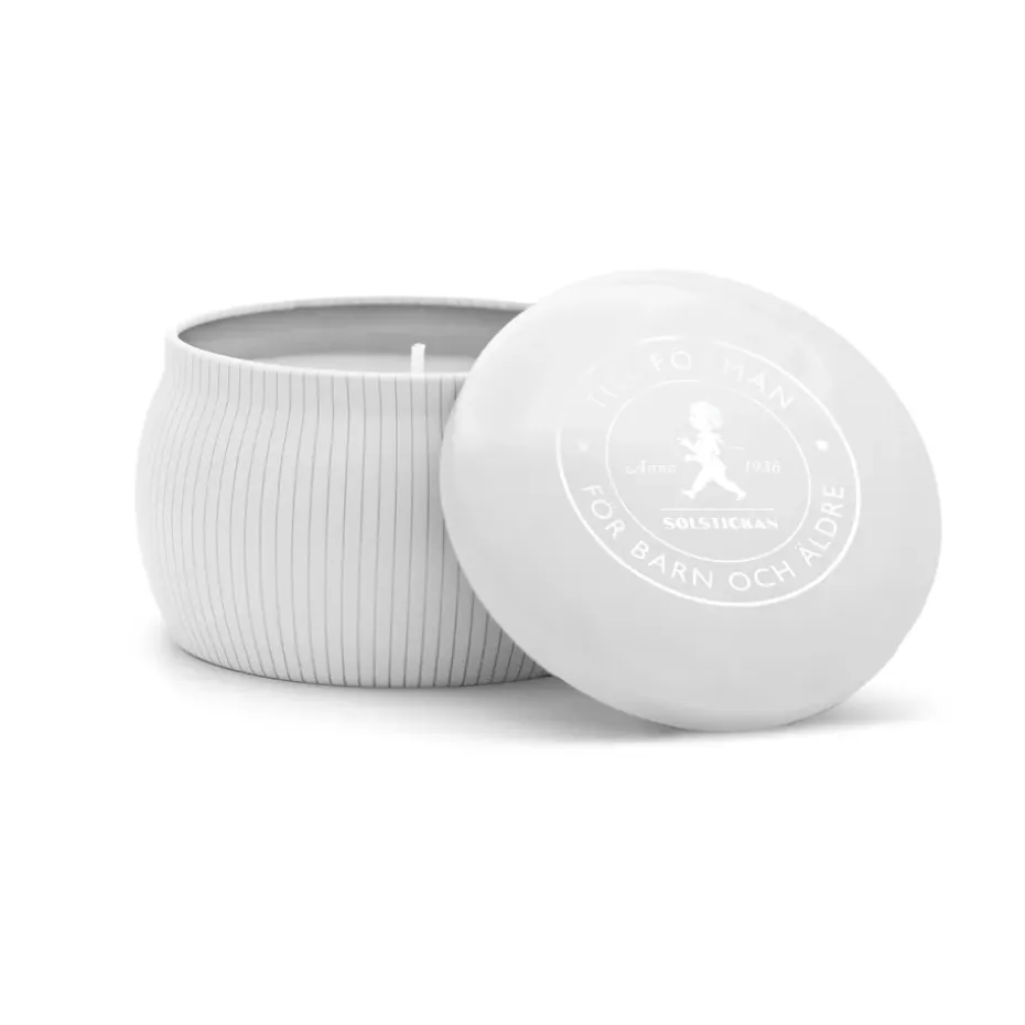 Bougie parfumée Solstickan 25 h, Blanc-eucalyptus