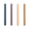 Bougies Hexagon Candle, lot de 4, Dark