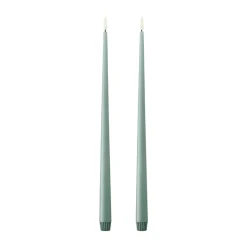 Bougies LED ester & erik lot de 2, 67 Jade stone, 40cm