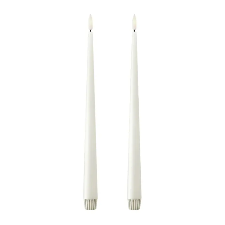 Bougies LED ester & erik lot de 2, 10 Silky , 30 cm