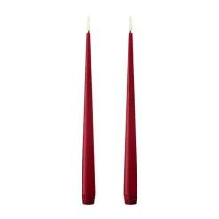 Bougies LED ester & erik lot de 2, 36 Winter Berry , 30 cm