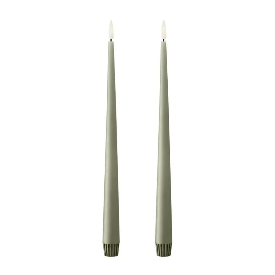 Bougies LED ester & erik lot de 2, 69 Artichoke , 30 cm