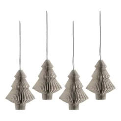 Boules de Noël Tree lot de 4, Beige