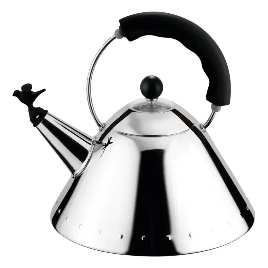 Boulloire Alessi 9093, Noir-oiseau