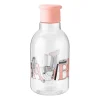 Bouteille à eau DRINK-IT Moomin ABC 0,5 litre, Salmon