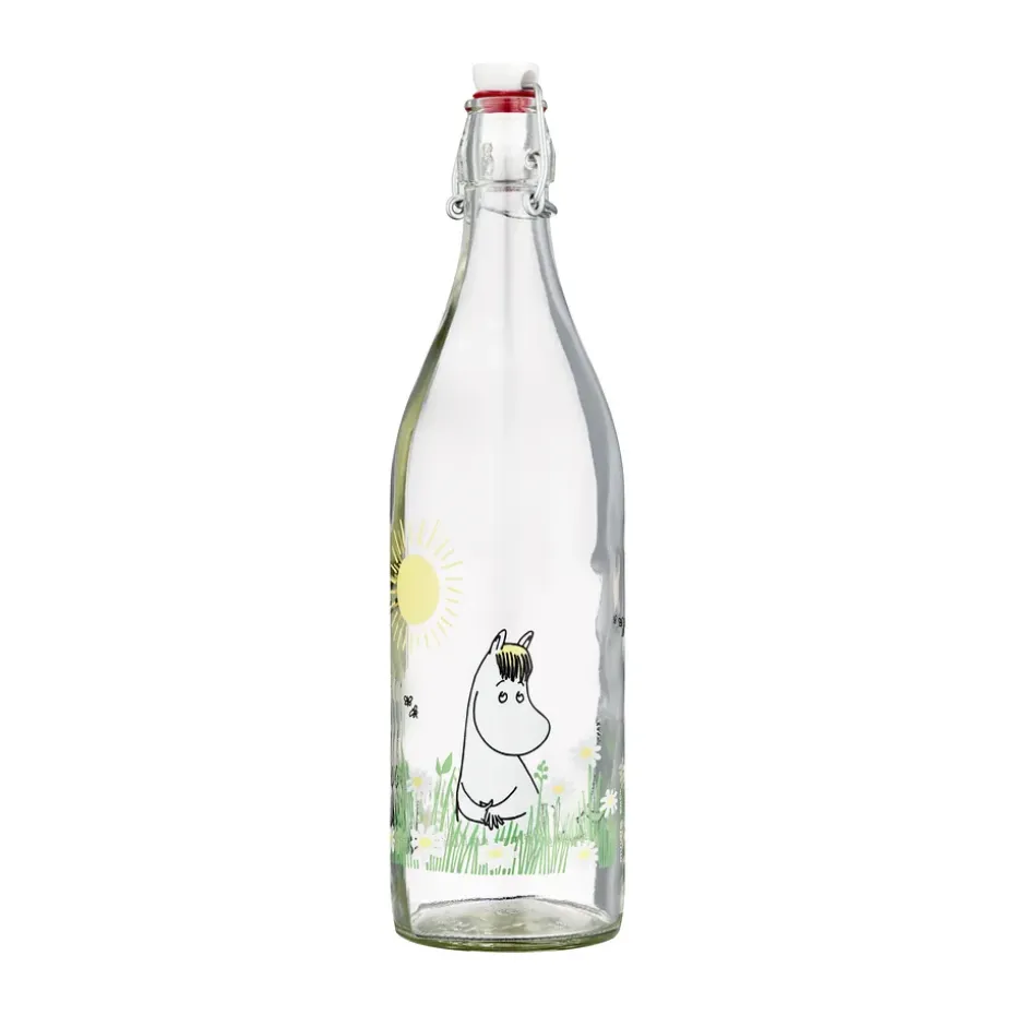 Bouteille de verre Moomin 1 L, Meadow
