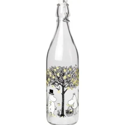 Bouteille de verre Moomin 1 L, Pommes