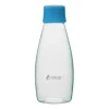 Bouteille en verre avec bouchon à vis Retap Go 05 50 cl, Light blue