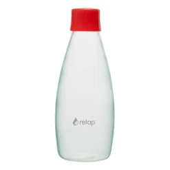 Bouteille en verre avec bouchon à vis Retap Go 08 80 cl, Red
